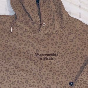 Abercrombie & Fitch Leopard Print Hoodie (XL)